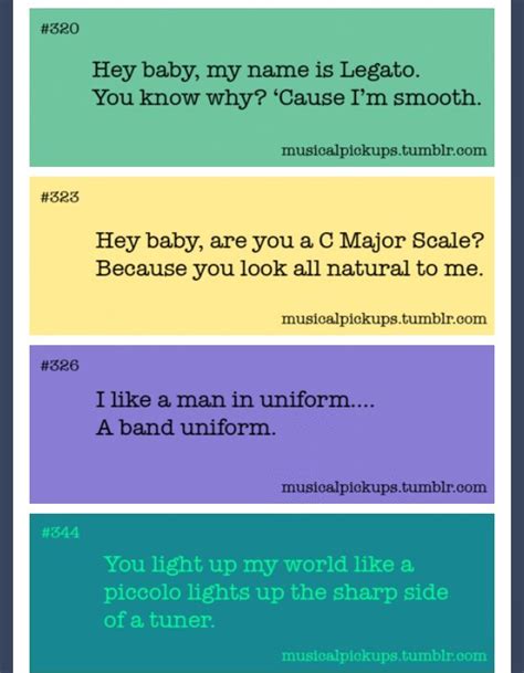 55+ Music Pick Up Lines for Musicians and Band Members.